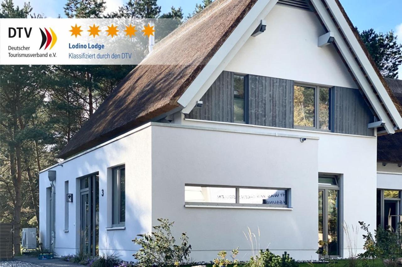 Ferienhaus Lodino Lodge Mit Sauna Und Kamin 로딘 외부 사진