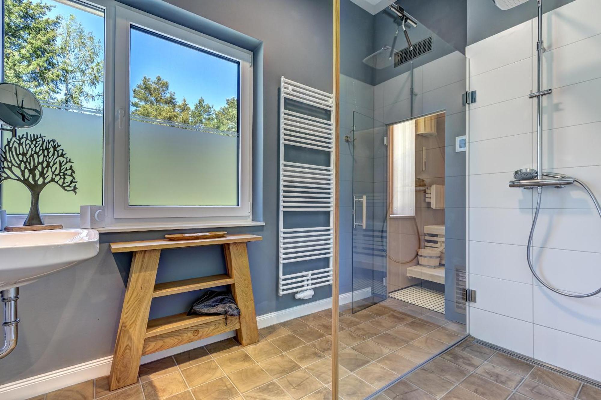 Ferienhaus Lodino Lodge Mit Sauna Und Kamin 로딘 외부 사진